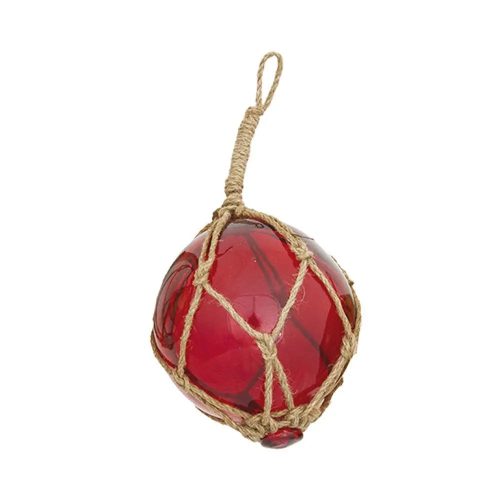 Boya de cristal roja