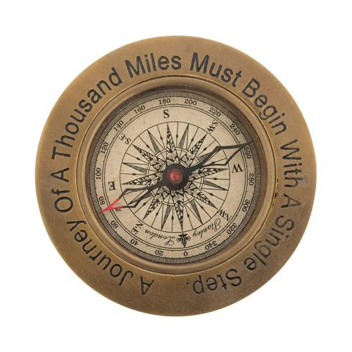 Brújula en latón
