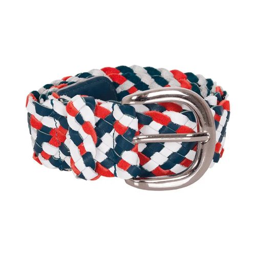 Cinturón de piel de tres colores