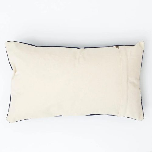 Cojín de tela de rayas