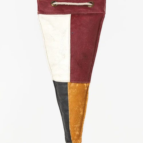 Cojín náutico canvás triangular vintage