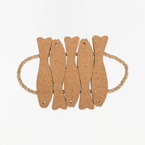 Salvamantel peces de corcho