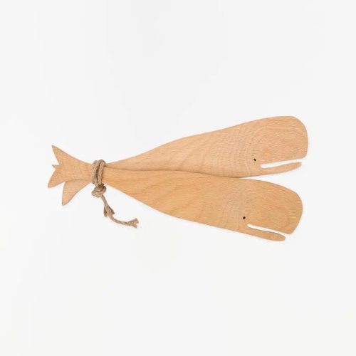 Cubiertos para ensalada de madera