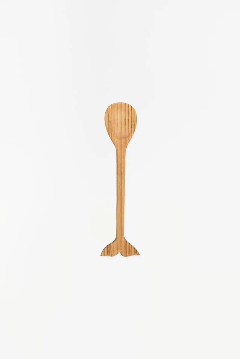 Cuchara de madera ballena