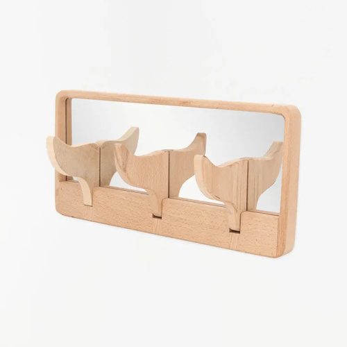 Espejo y perchero cola de ballena