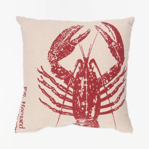 Cojín estampado langosta