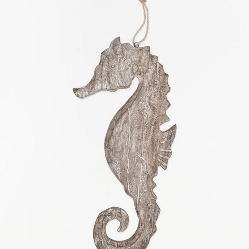 Caballito de mar de madera