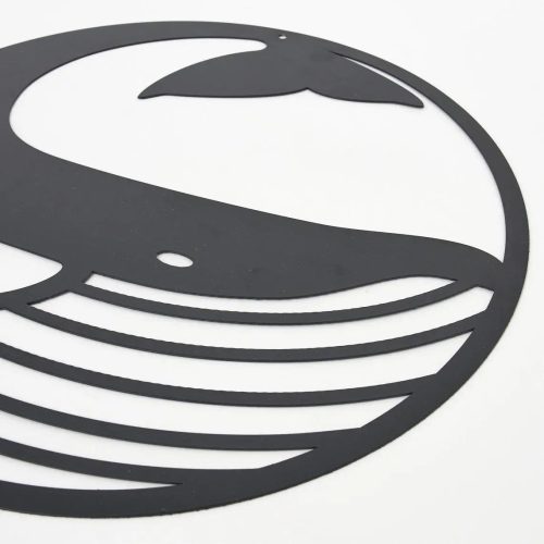 Mural de metal decorativo para pared “ballena”