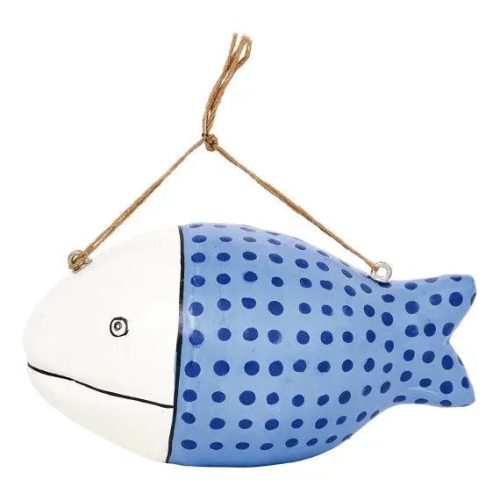 Pez en papel maché 12 x 5 cm