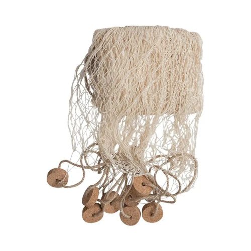 Red de pesca con corchos