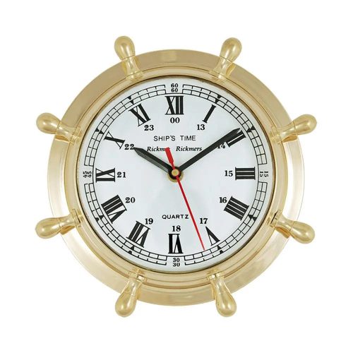 Reloj timón en latón
