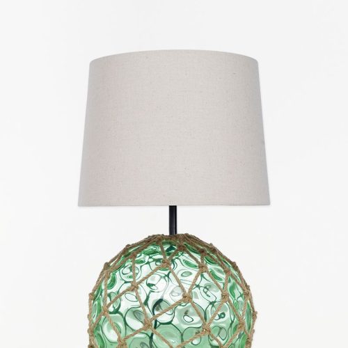 Lámpara de mesa boya verde