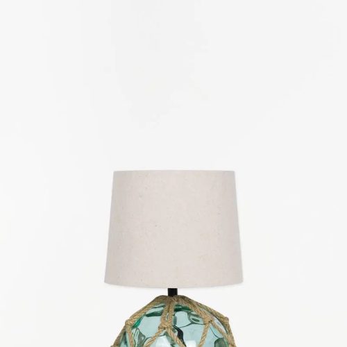 Lámpara de mesa boya verde pequeña