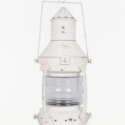 Lámpara farol blanca grande