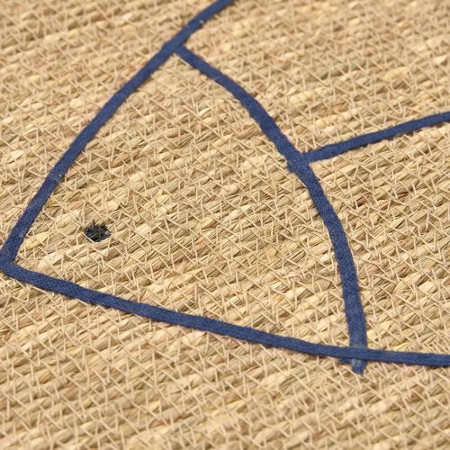 Alfombra de yute peces