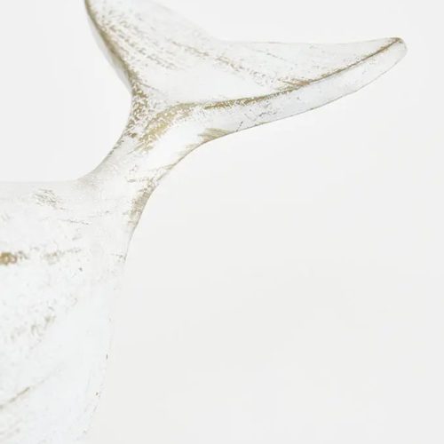 Ballena blanca de aluminio