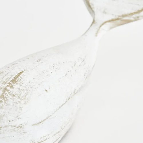 Ballena blanca de aluminio