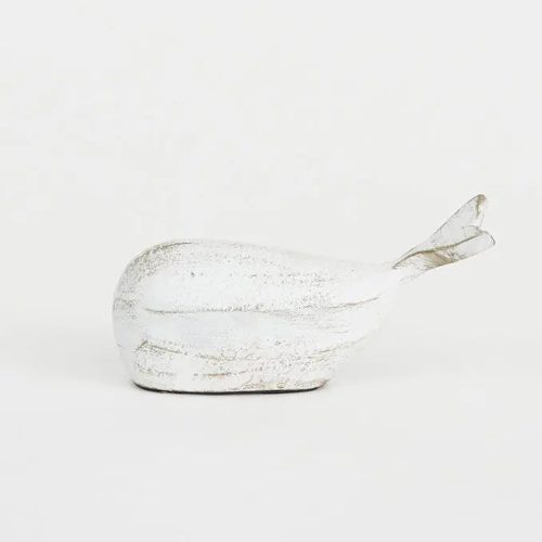 Ballena blanca de aluminio