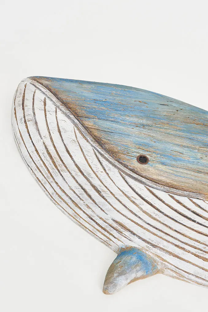 Ballena de madera pared