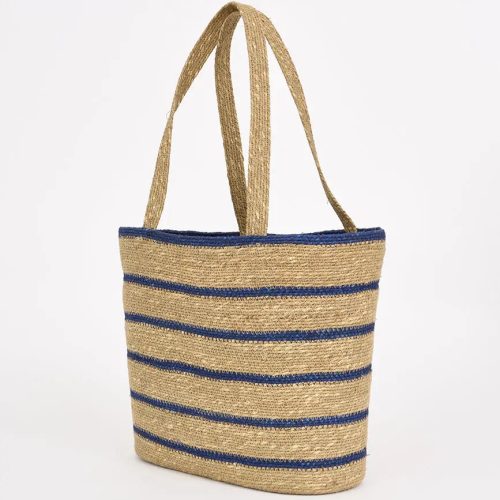 Bolso de yute rayas