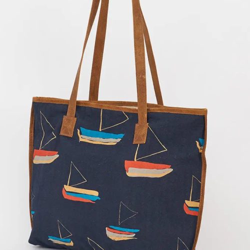 Bolso grande barcos