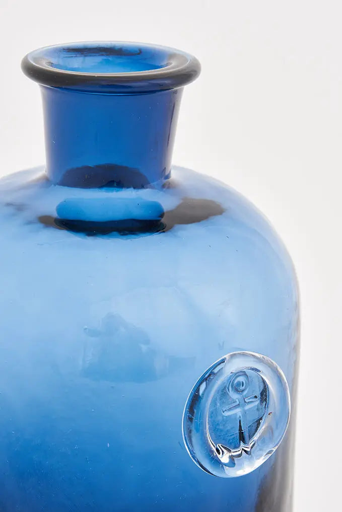 Botella de cristal con sello de ancla - Imagen 4