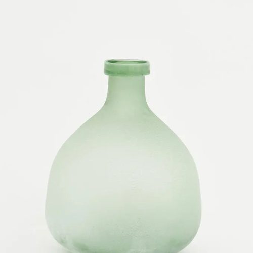 Botella de cristal envejecido