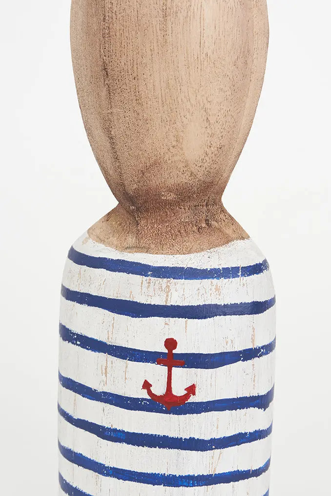 Busto de madera marinero - Imagen 3