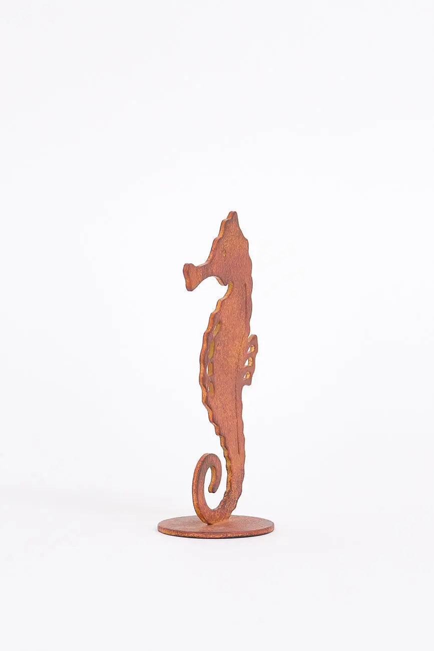 Caballito de mar de hierro con base - Imagen 4