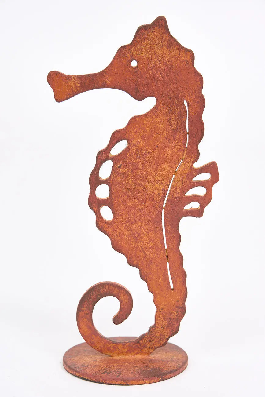 Caballito de mar de hierro con base - Imagen 6