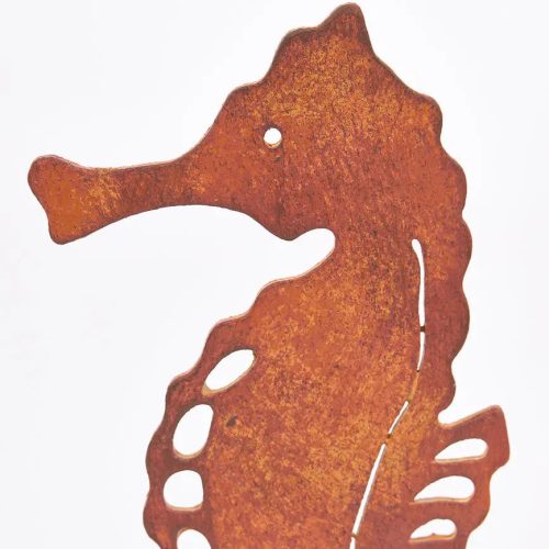 Caballito de mar de hierro con base