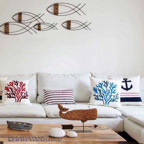 Veleta de sobremesa ballena