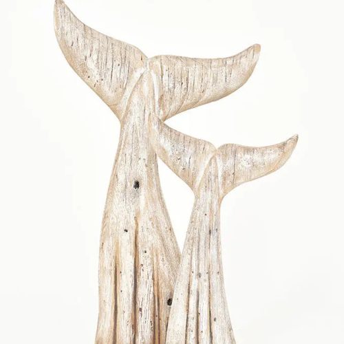 Cola de ballena de madera