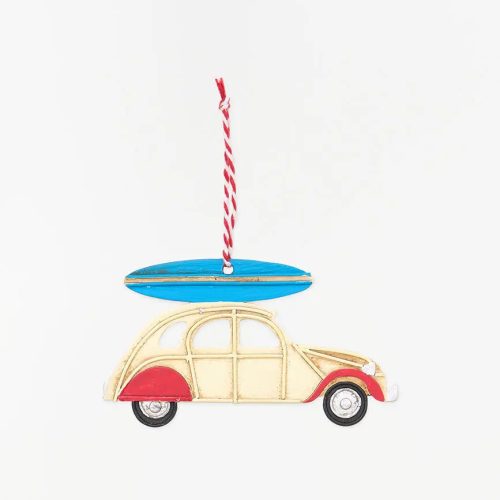 Colgante navideño coche