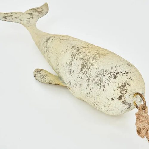 Colgante de hojalata ballena