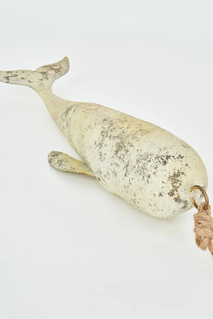 Colgante de hojalata ballena