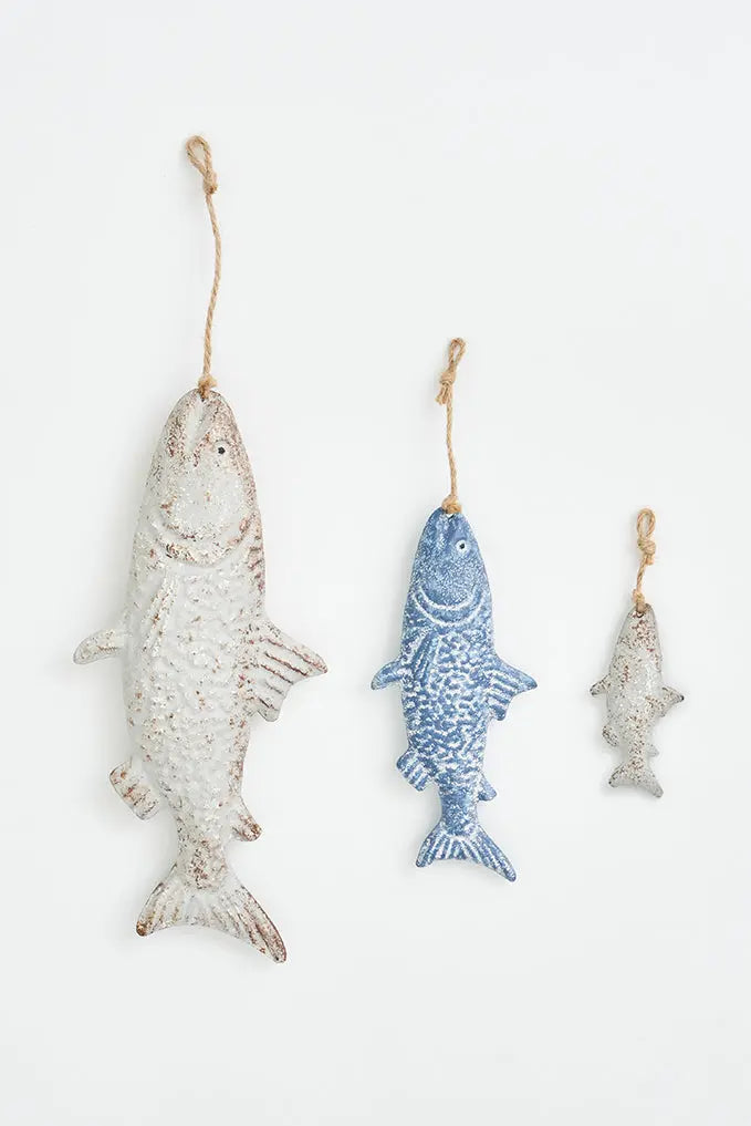 Colgante de hojalata pez