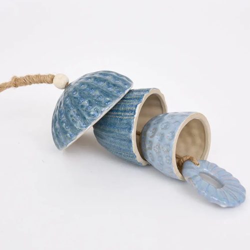 Colgante conchas de gres