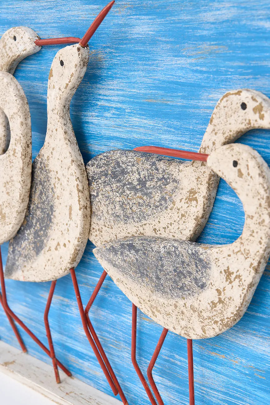 Cuadro de madera pájaros - Imagen 6