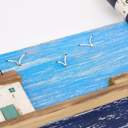 Cuadro de madera paisaje marino