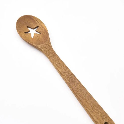 Cuchara de madera estrella de mar