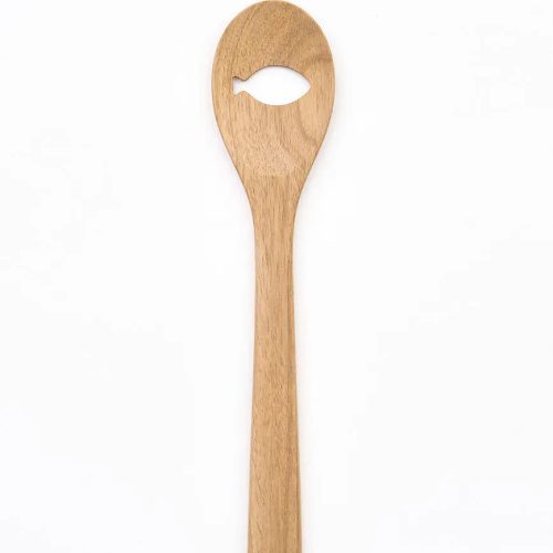 Cuchara de madera pez