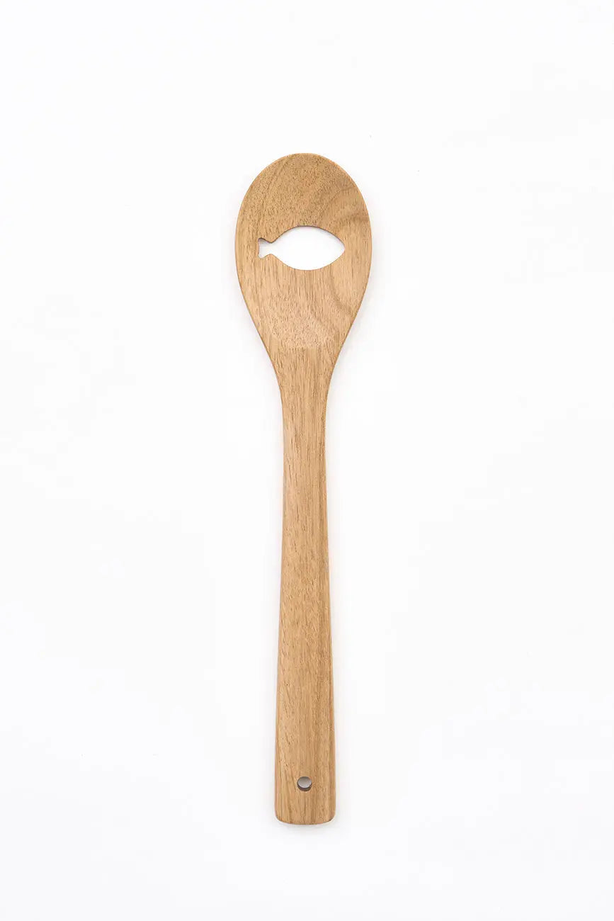 Cuchara de madera pez