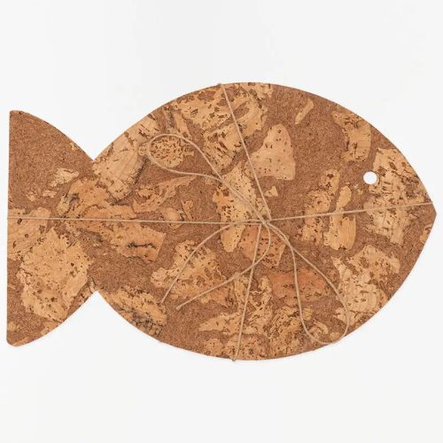 Individual de corcho pez