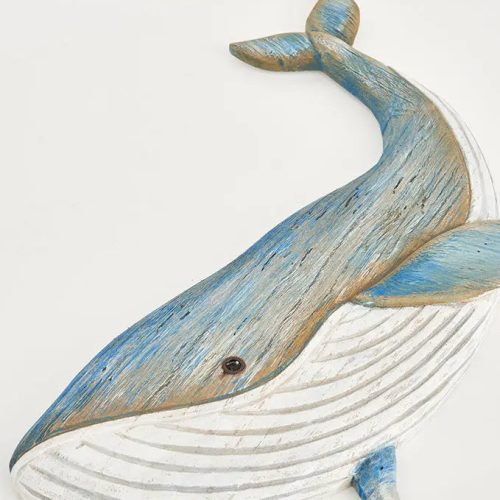 Ballena de madera pared