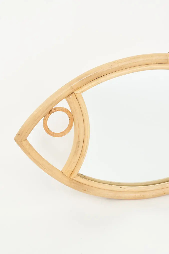 Espejo de ratán pez - Imagen 3