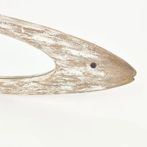 Espejo de madera pez