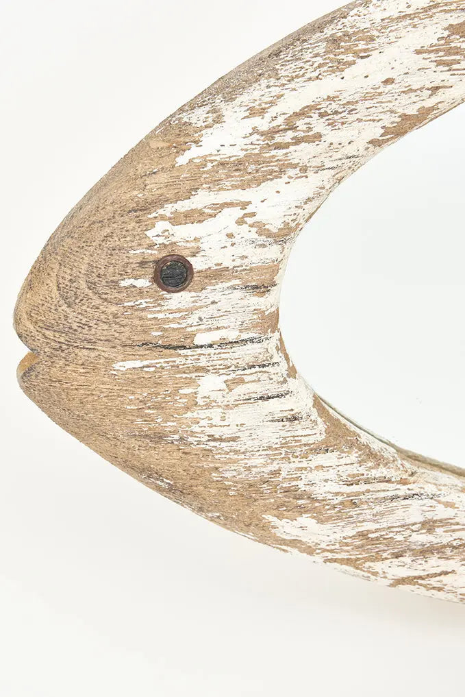 Espejo de madera pez - Imagen 3