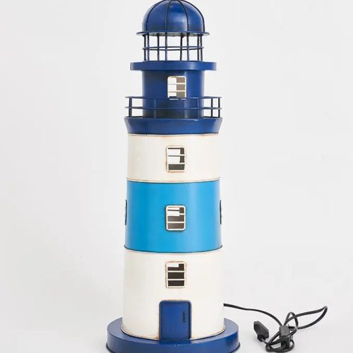 Faro de metal con led