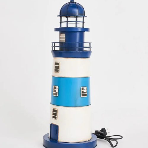 Faro de metal con led